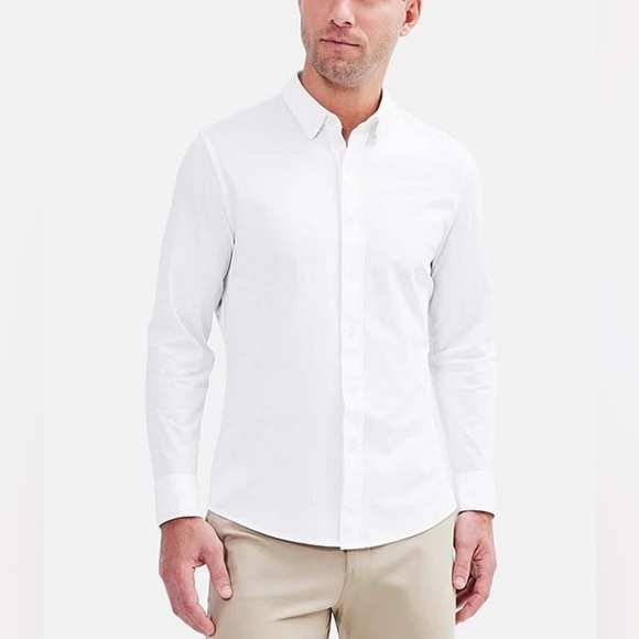 RHONE Commuter Performance Stretch Long Sleeve Woven Shirt collar button down - Picture 1 of 6